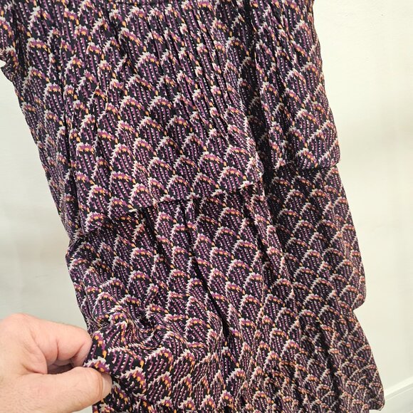 Guess by Marciano Print Tier/Ruffle Leisure Dress/ResortWear - Picture 3 of 5